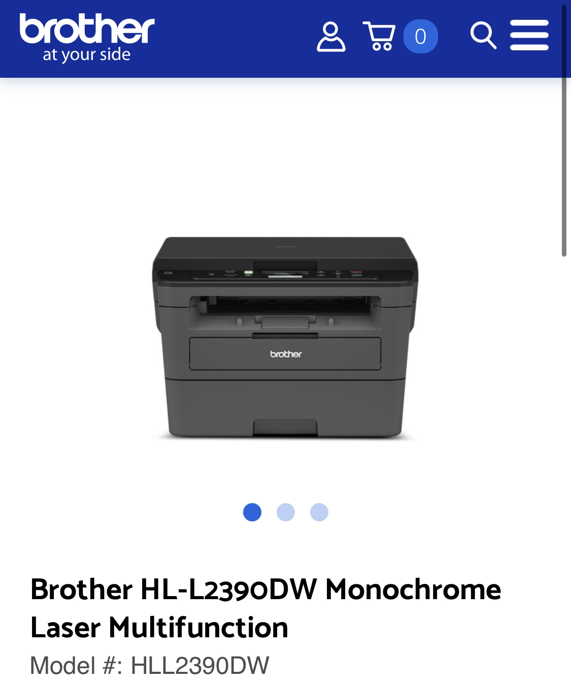 Brother Printer [HL-L2390DW Monochrome Laser Multifunction]