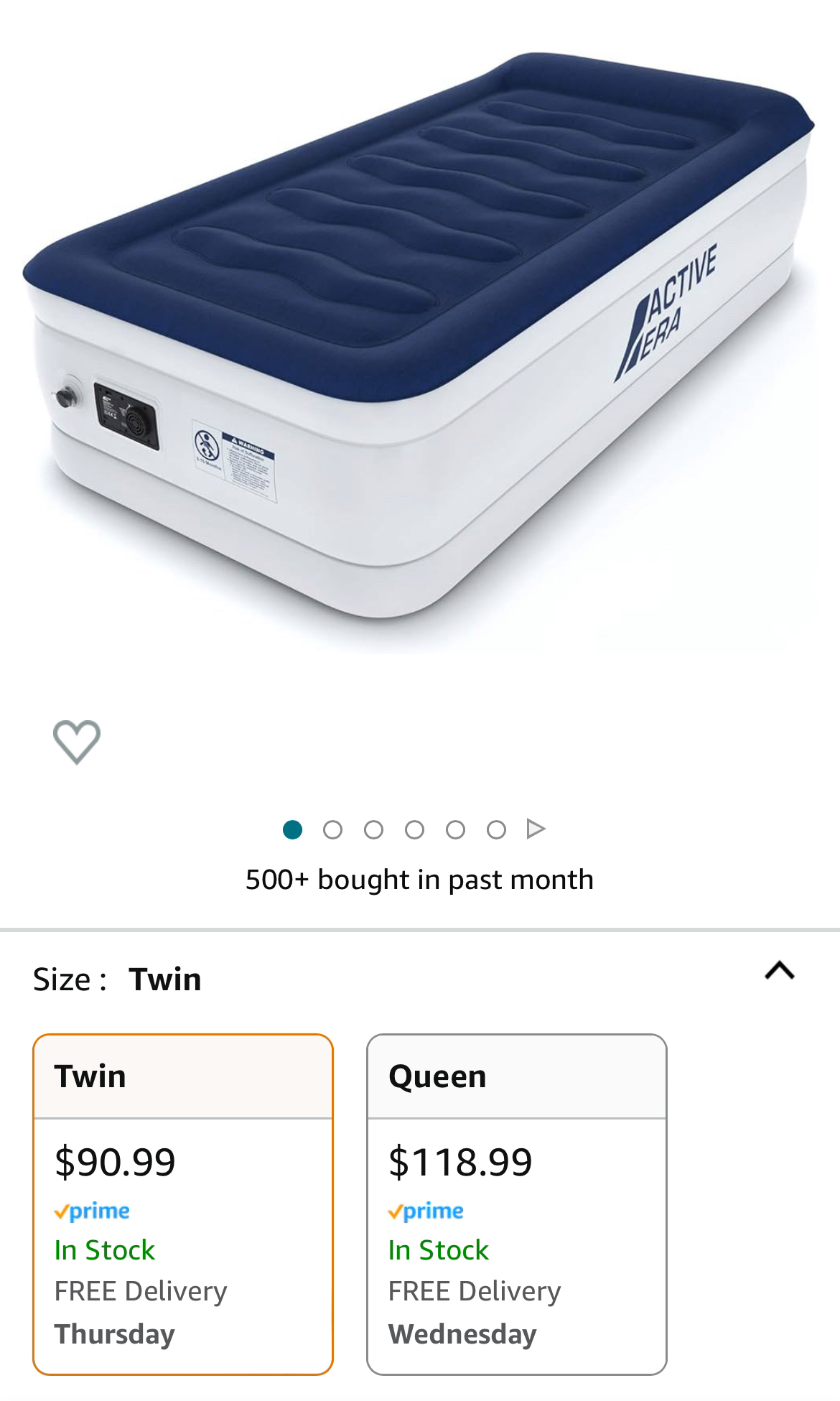 Twin air mattress #SellingSpree thumbnail