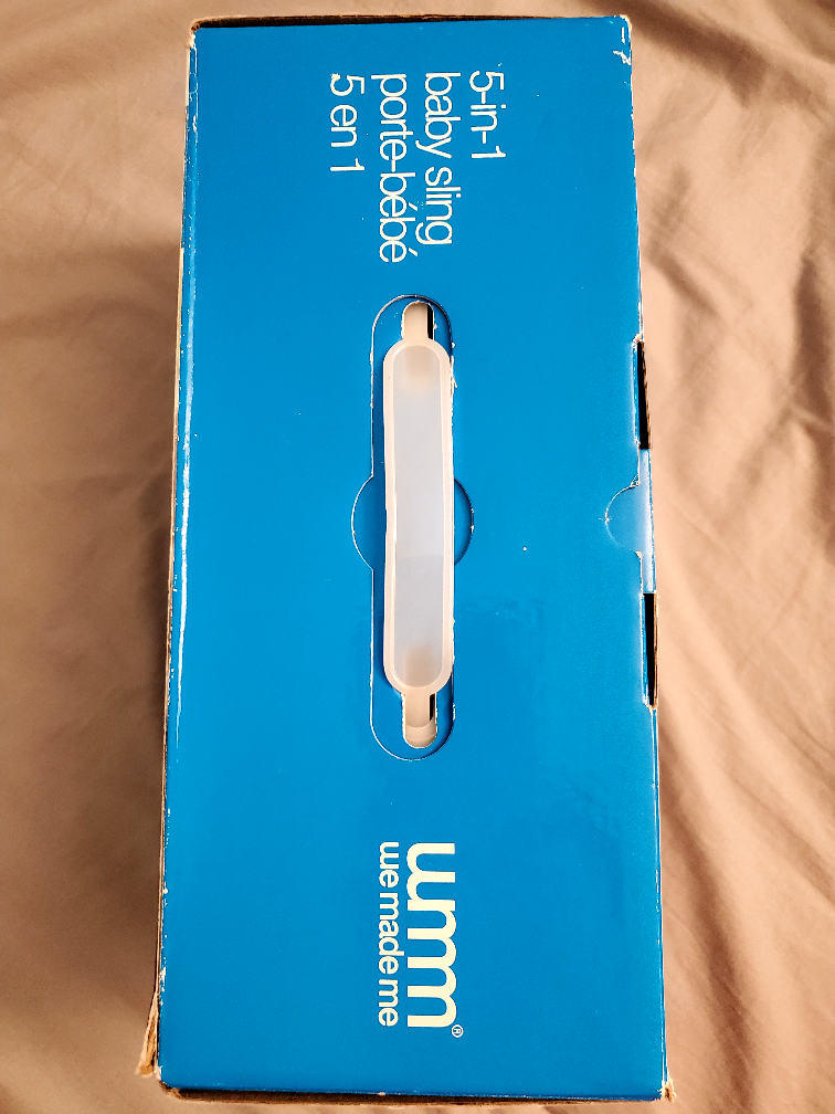 smile hammock sling baby carrier blue - photo 4