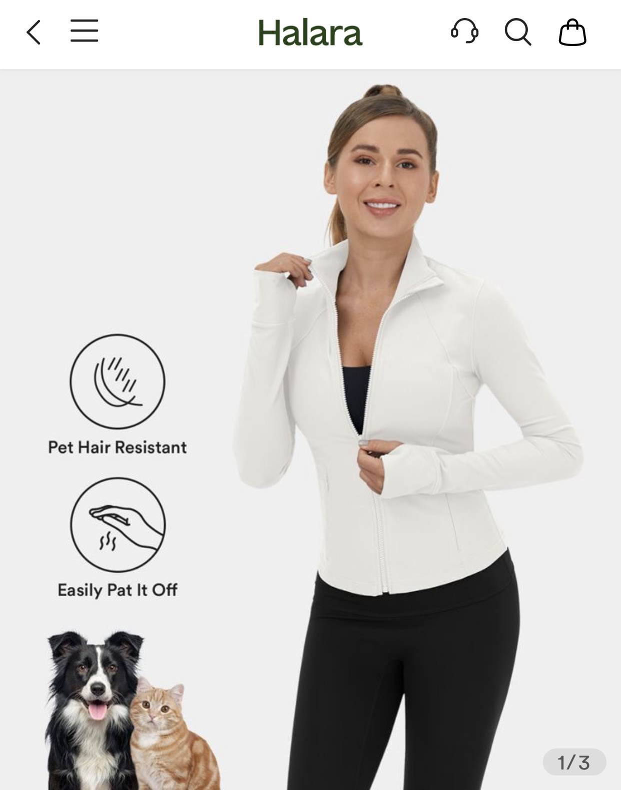 Halara Patitoff® Flow Pet Hair Resistant