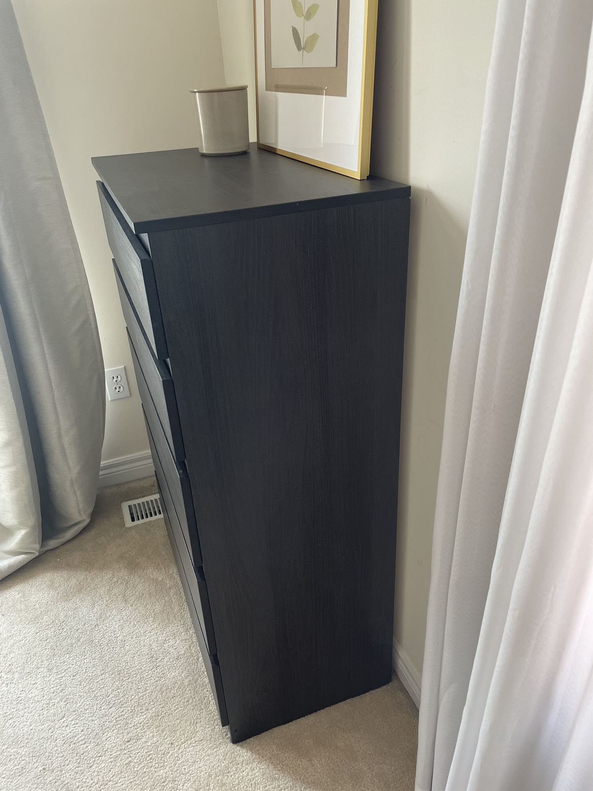IKEA Kullen Chest in Black/Brown - photo 3