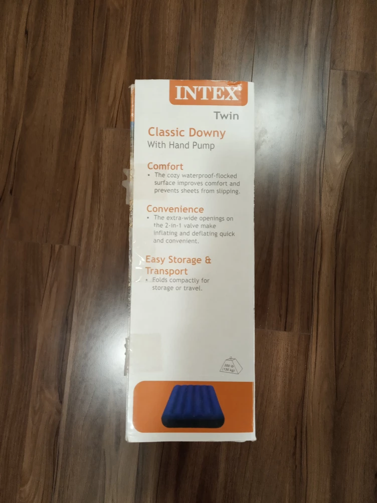 INTEX Classic Downy with hand pump air bed - photo 2