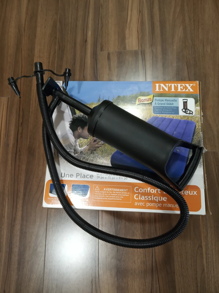 INTEX Classic Downy with hand pump air bed - photo 4