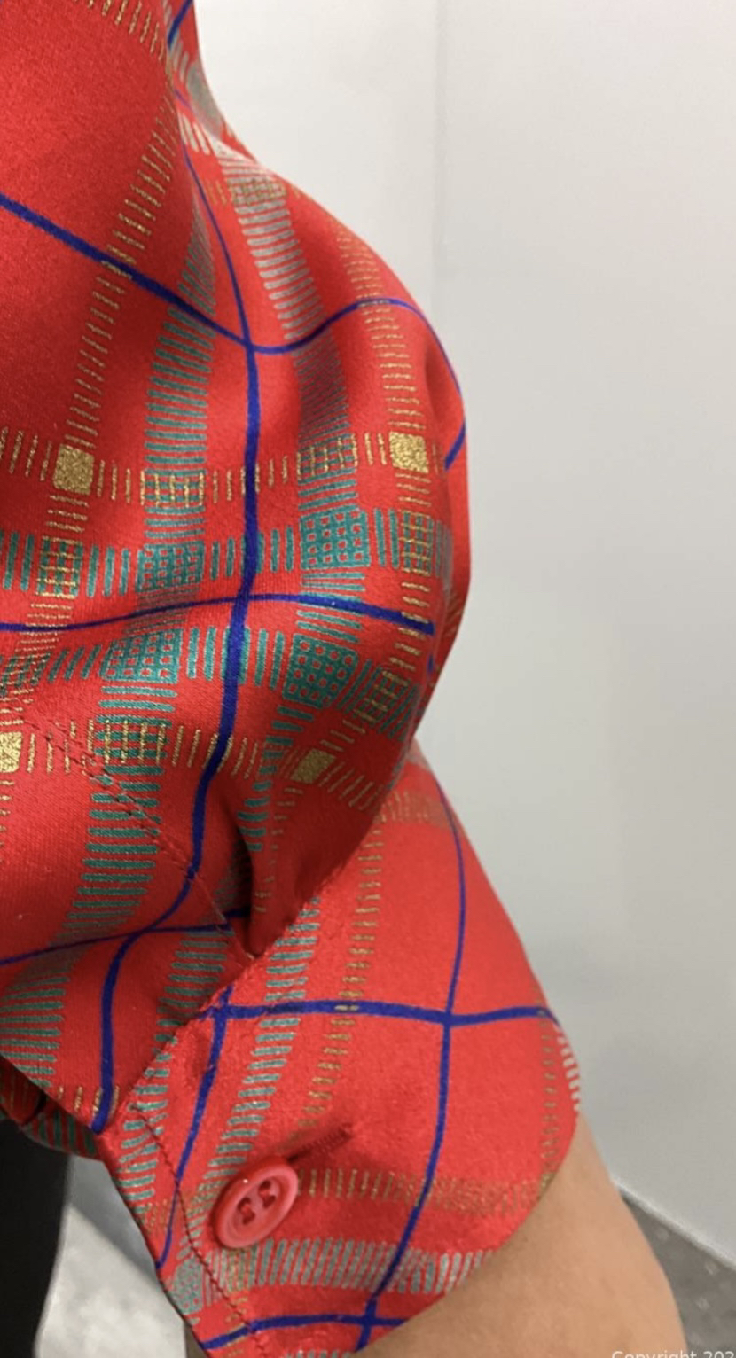 Vintage Authentic Saint Laurent Buttoned Blouse - photo 4