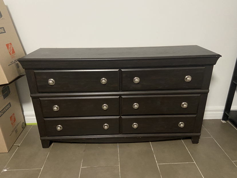 wooden dresser
