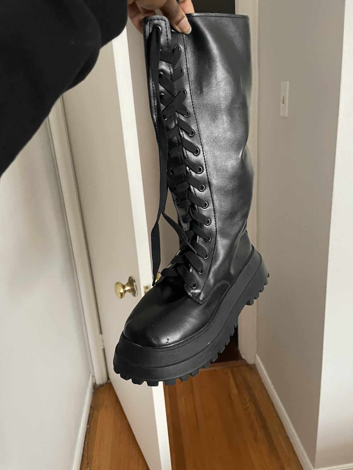 Size 6 below knee boots thumbnail