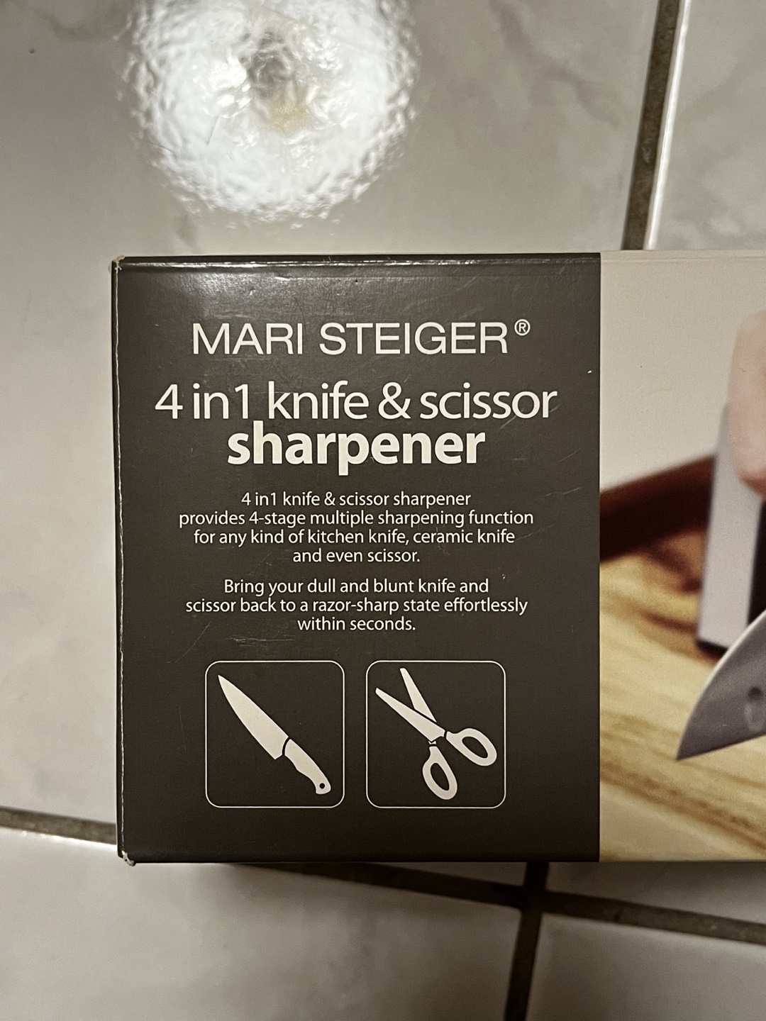 Knife & scissors sharpener open box - photo 2