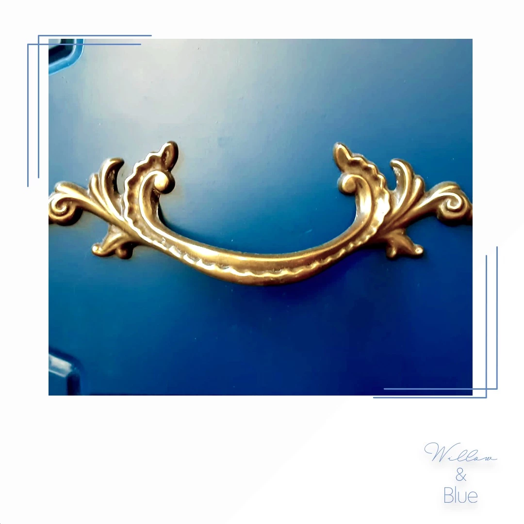 Beautifully Refinished Royal Blue Dresser! - photo 3