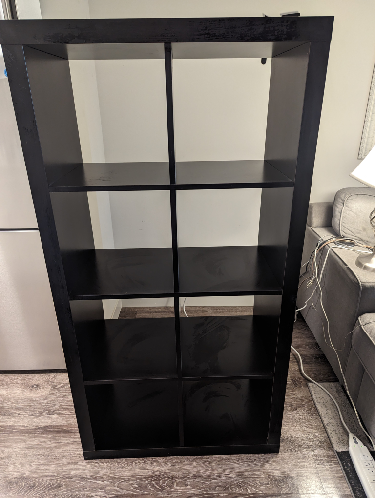 Ikea Kallax black/brown cube storage(2x4)(please read ad) - photo 2