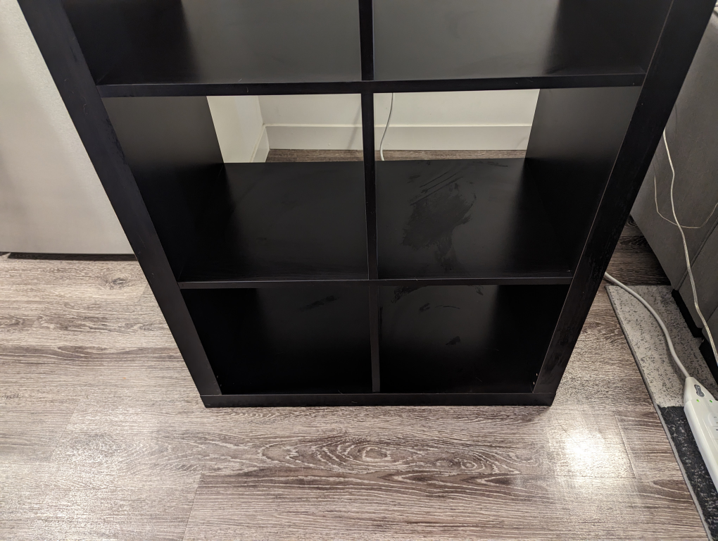 Ikea Kallax black/brown cube storage(2x4)(please read ad) - photo 4