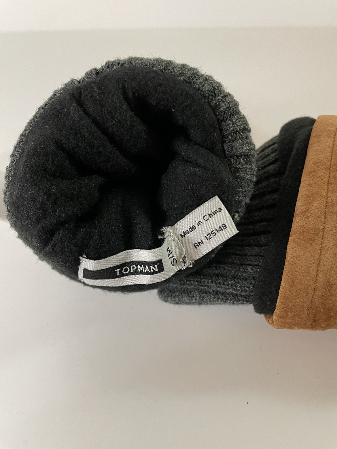 Topman Suede Leather Winter Gloves image indicator(3)