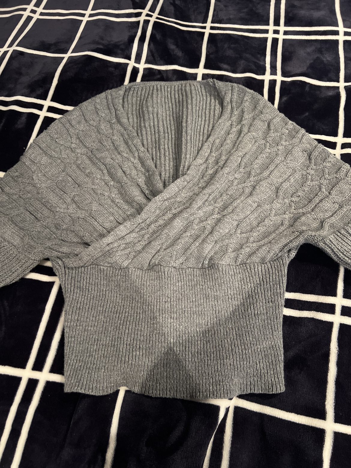 Grey knit
