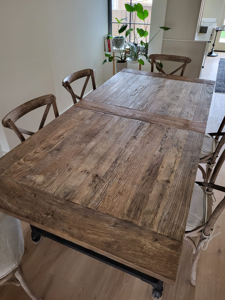 Restoration Hardware Reclaimed Wood Dining Table - photo 2