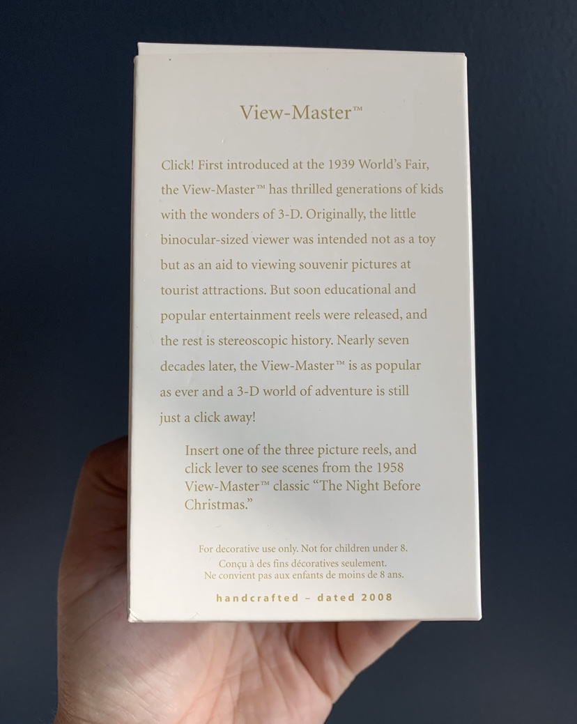 NEW RARE Hallmark Fisher Price View-master Ornament 🎁 image indicator(2)
