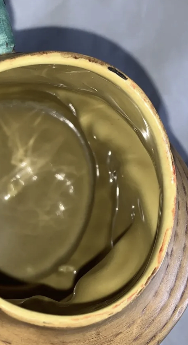 Ceramic Hand Painted Nautical Fisherman Bust Mug Fish Handle image indicator(10)