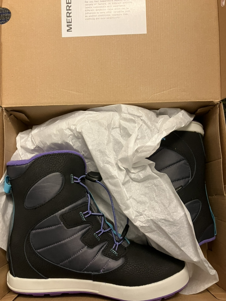 Merrell snow bank 4.0 waterproof winter snow boot size 7 image indicator(4)