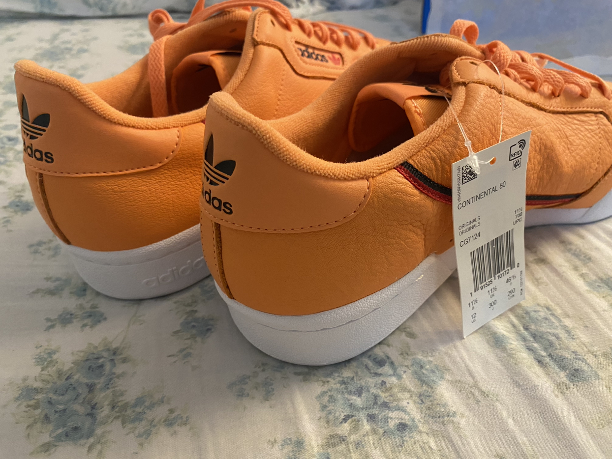 Adidas continental 80 Brand new Easy orange colour