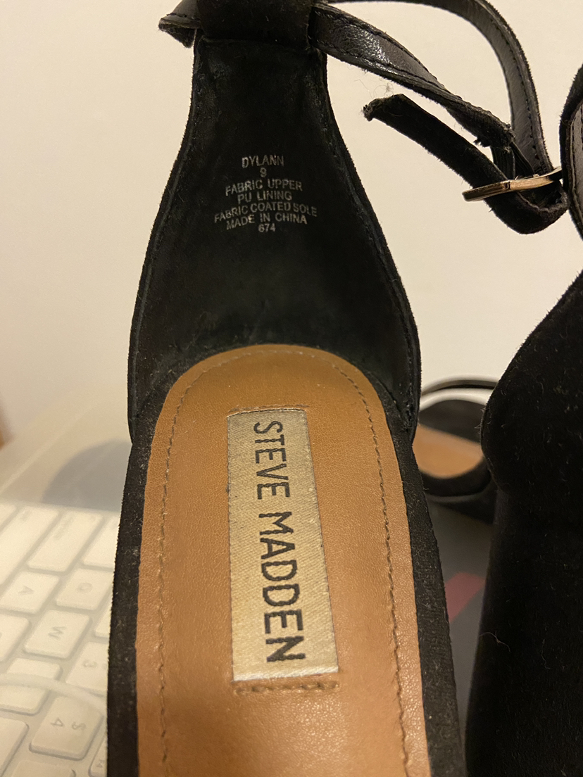 steve madden dylann heels - black - photo 3