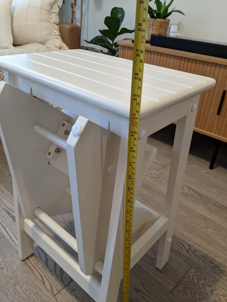 Wayfair 3-step folding wood stool / ladder image indicator(9)