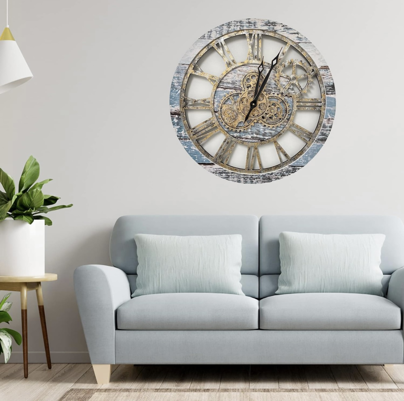 Vintage/Rustic Wall Clock image indicator(2)
