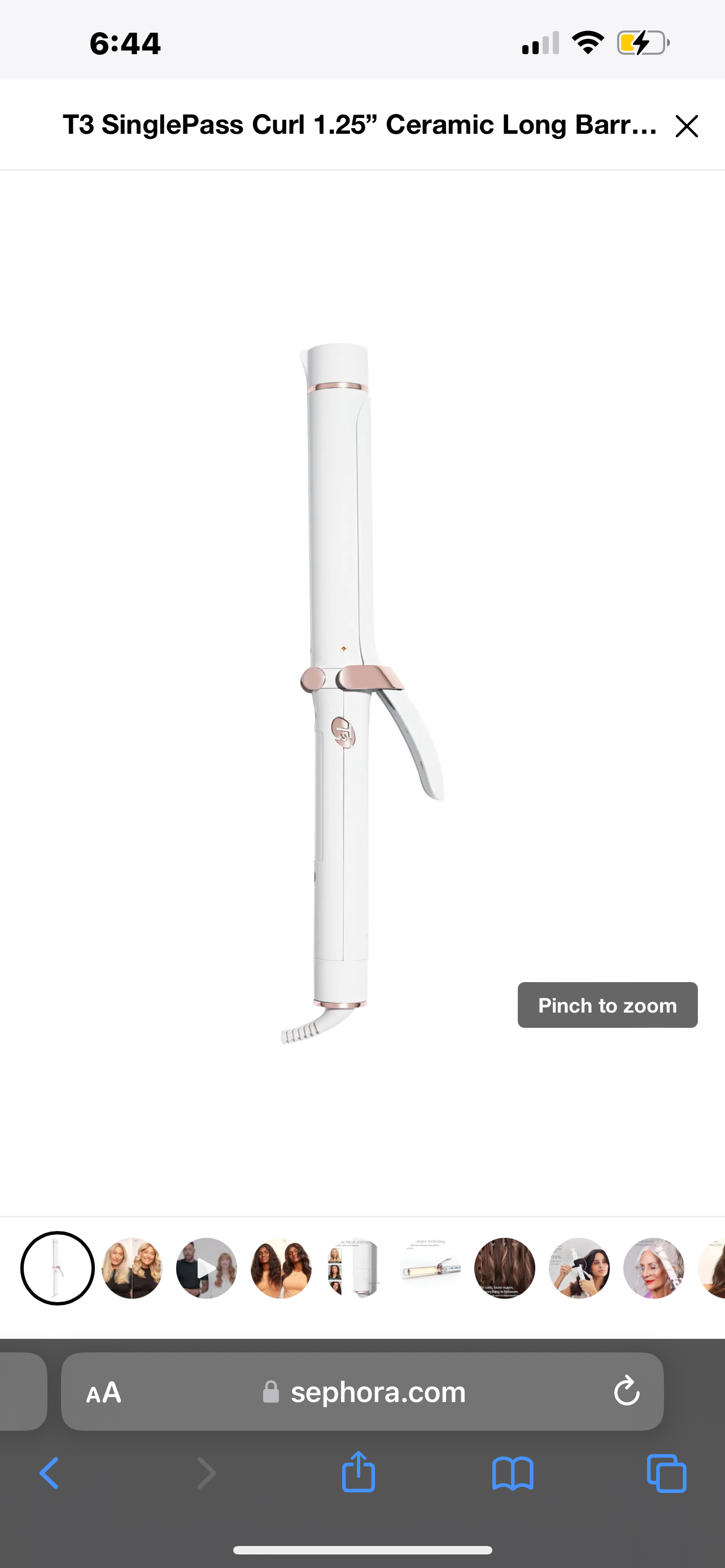 T3 Singlepass curling iron