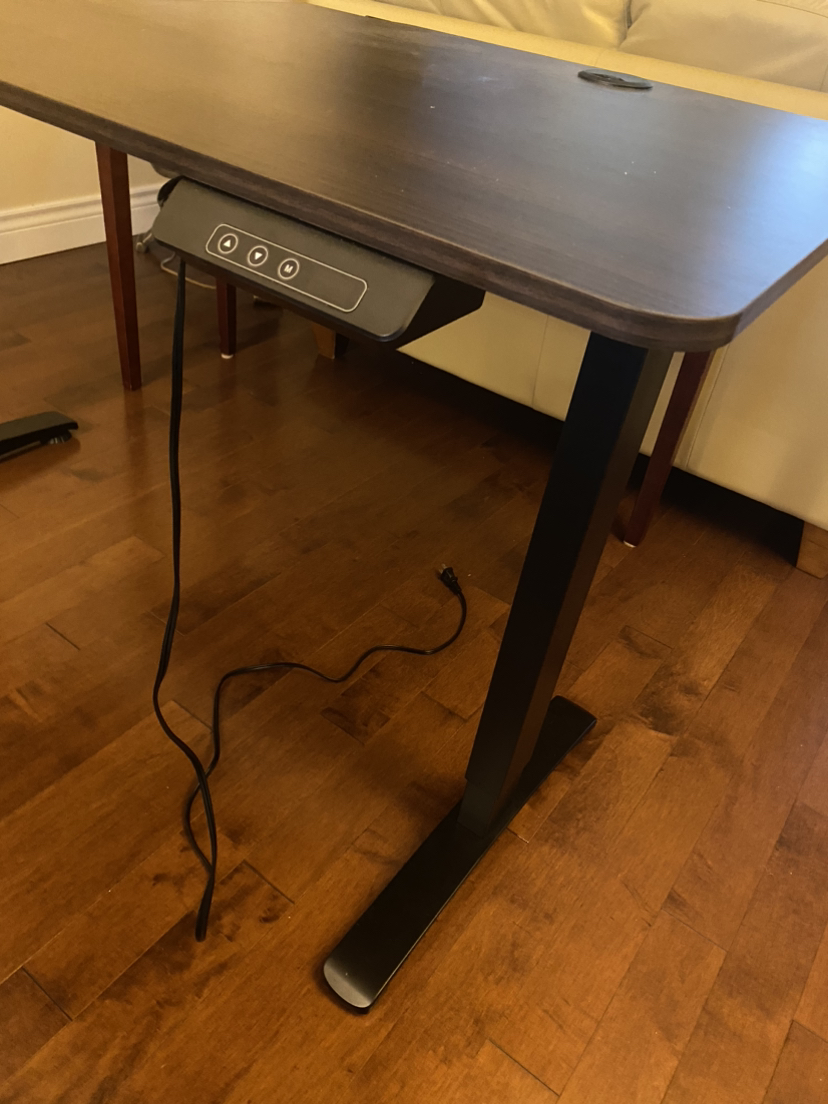 MotionGrey Electric Adjustable Standing Desk 43" x 24"