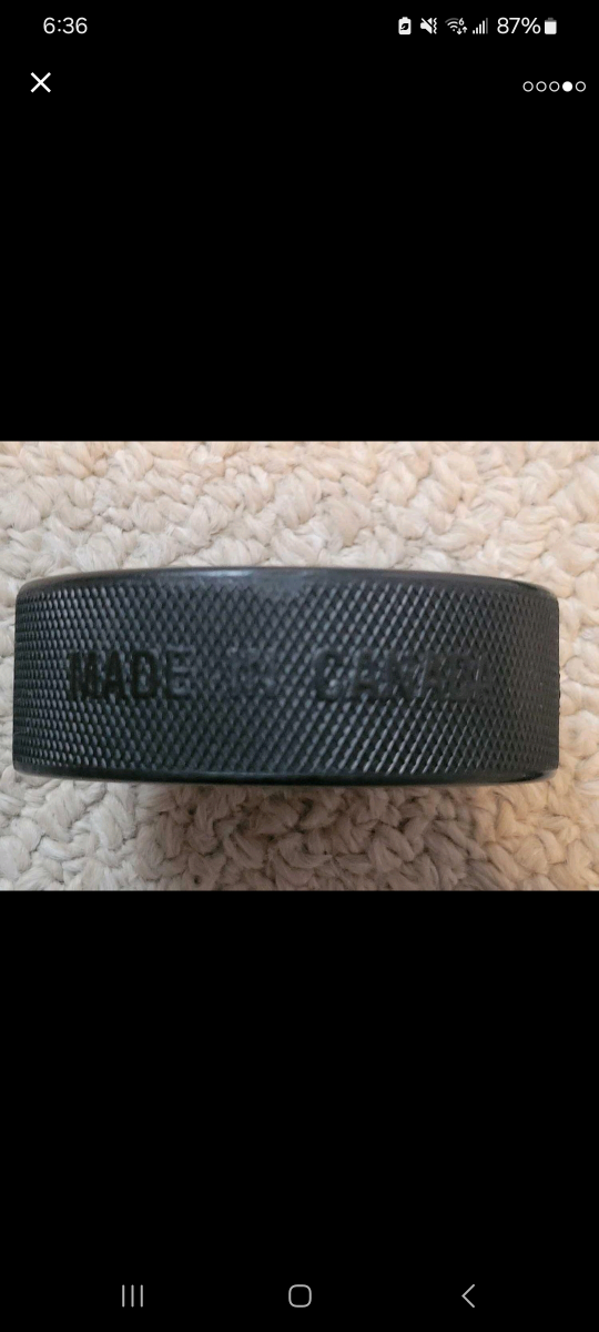 San Jose Sharks NHL official Early 1990s Hockey puck image indicator(4)