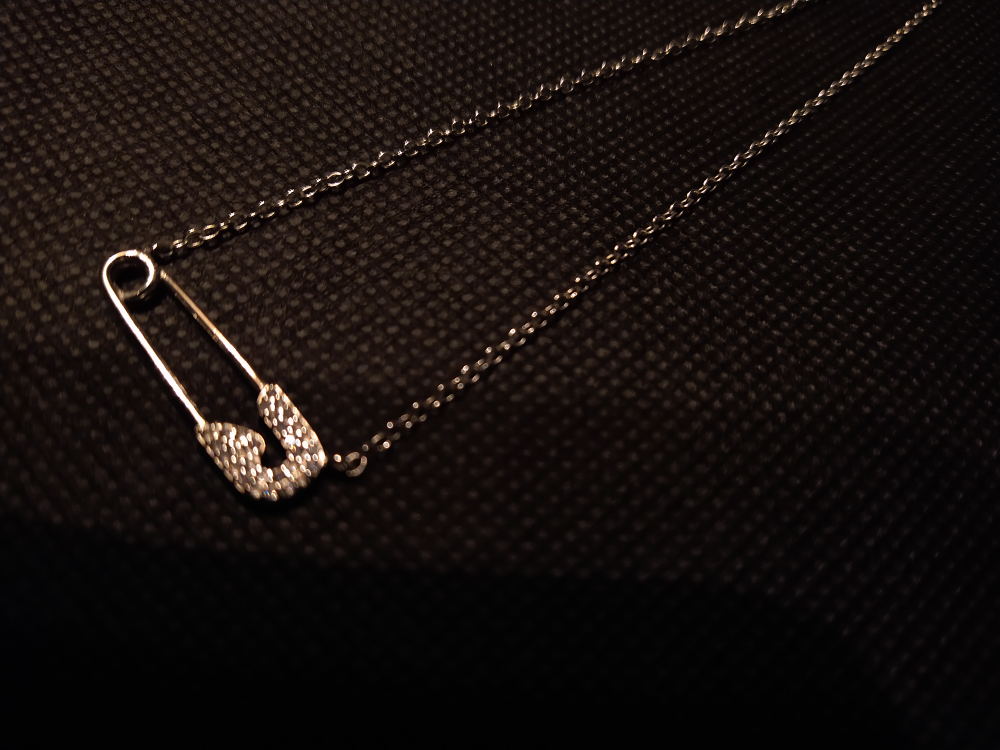 Sterling Silver "Pin" Necklace image indicator(2)