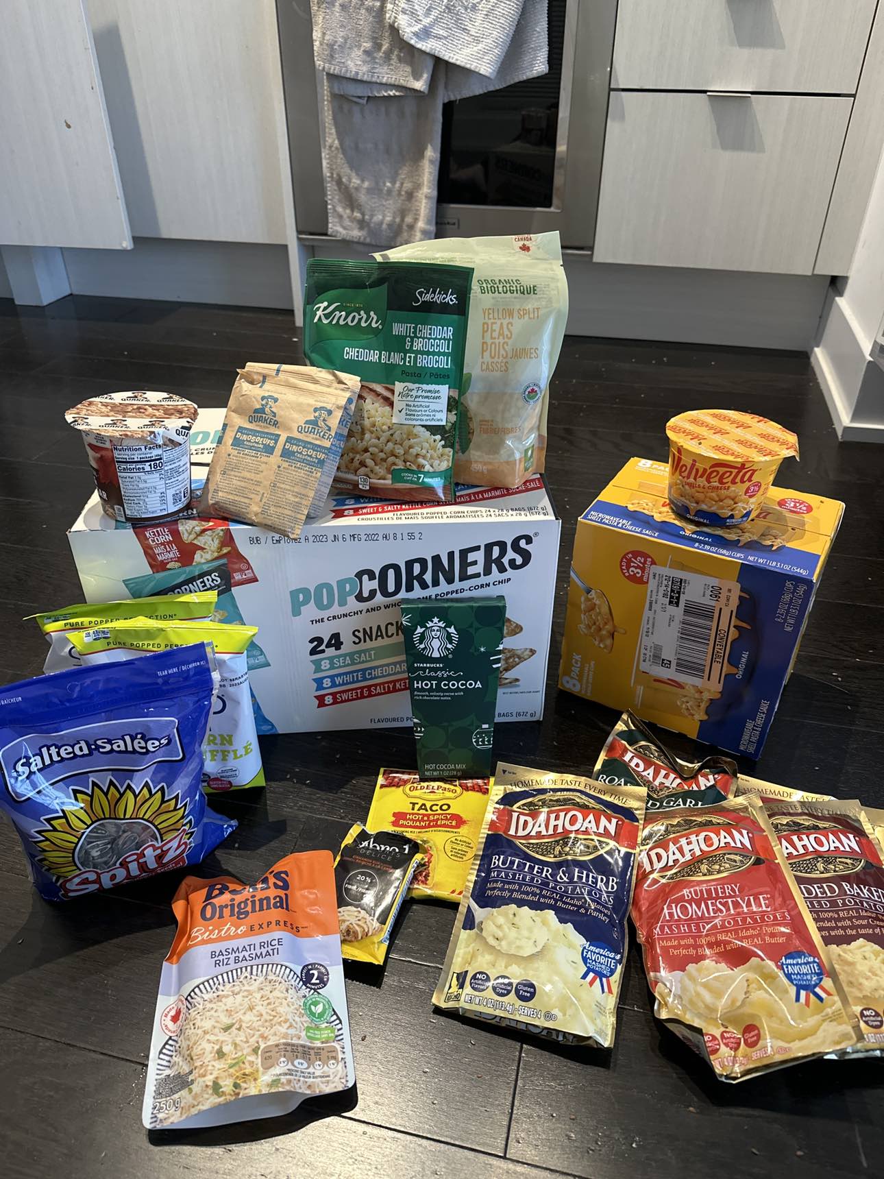 Assortment of food