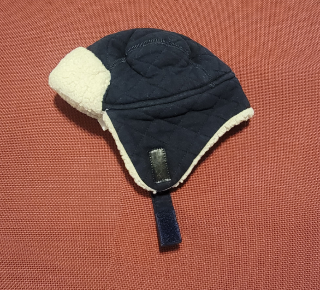 🎁 Winter Hat 0-12 months - Navy blue 🎁 thumbnail