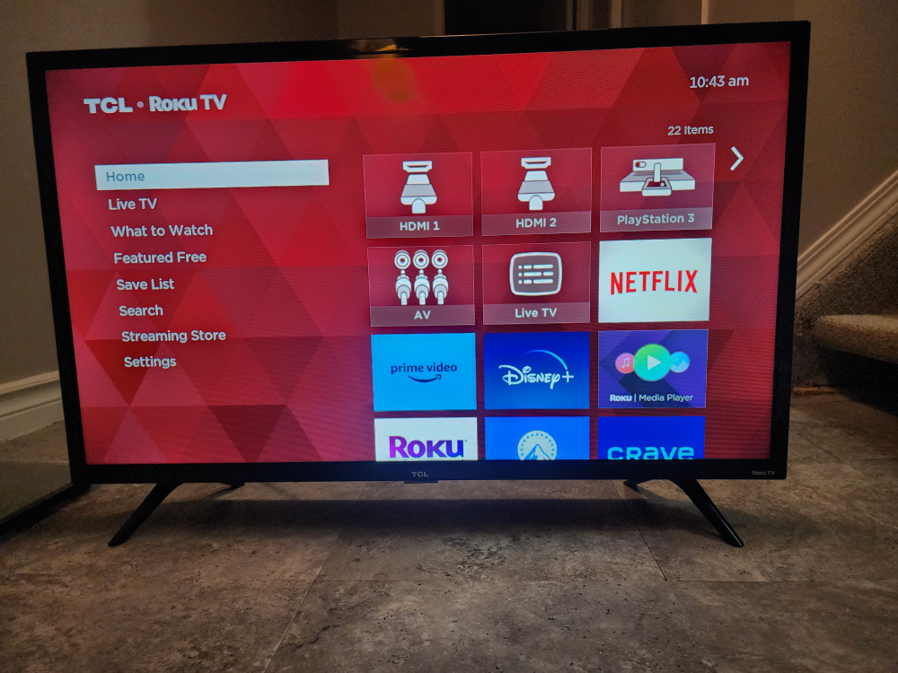 TCL 32 inch smart Roku tv thumbnail