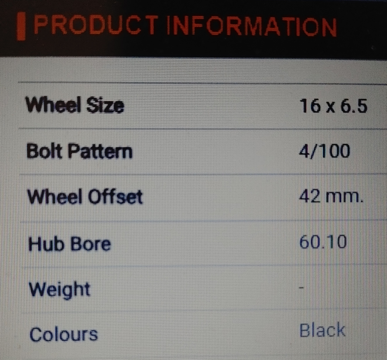 Rim 16" Black Gloss Steel - photo 4