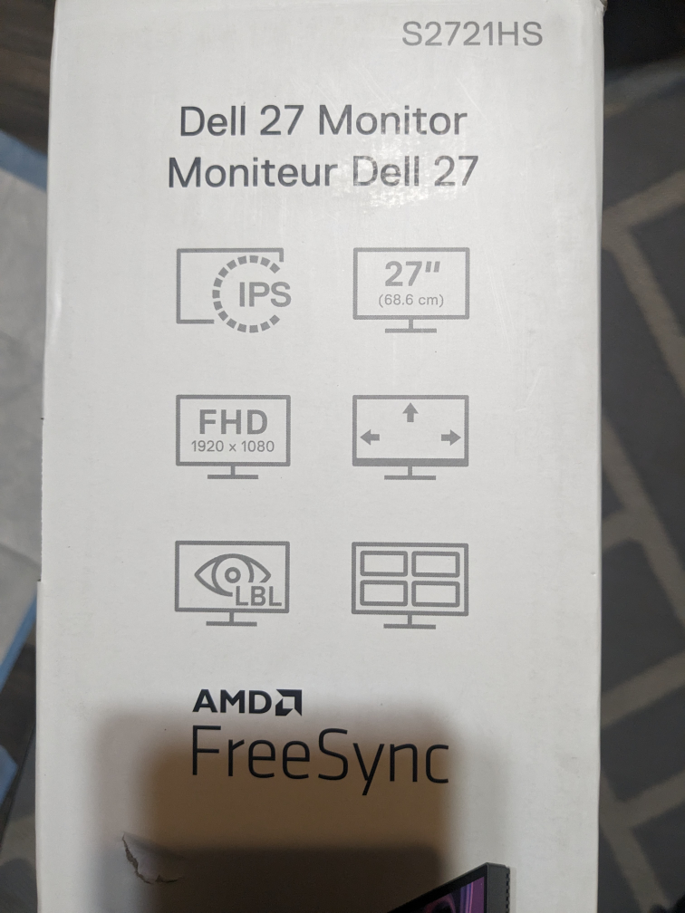 New Dell 27" Monitor - S2721HS - photo 4