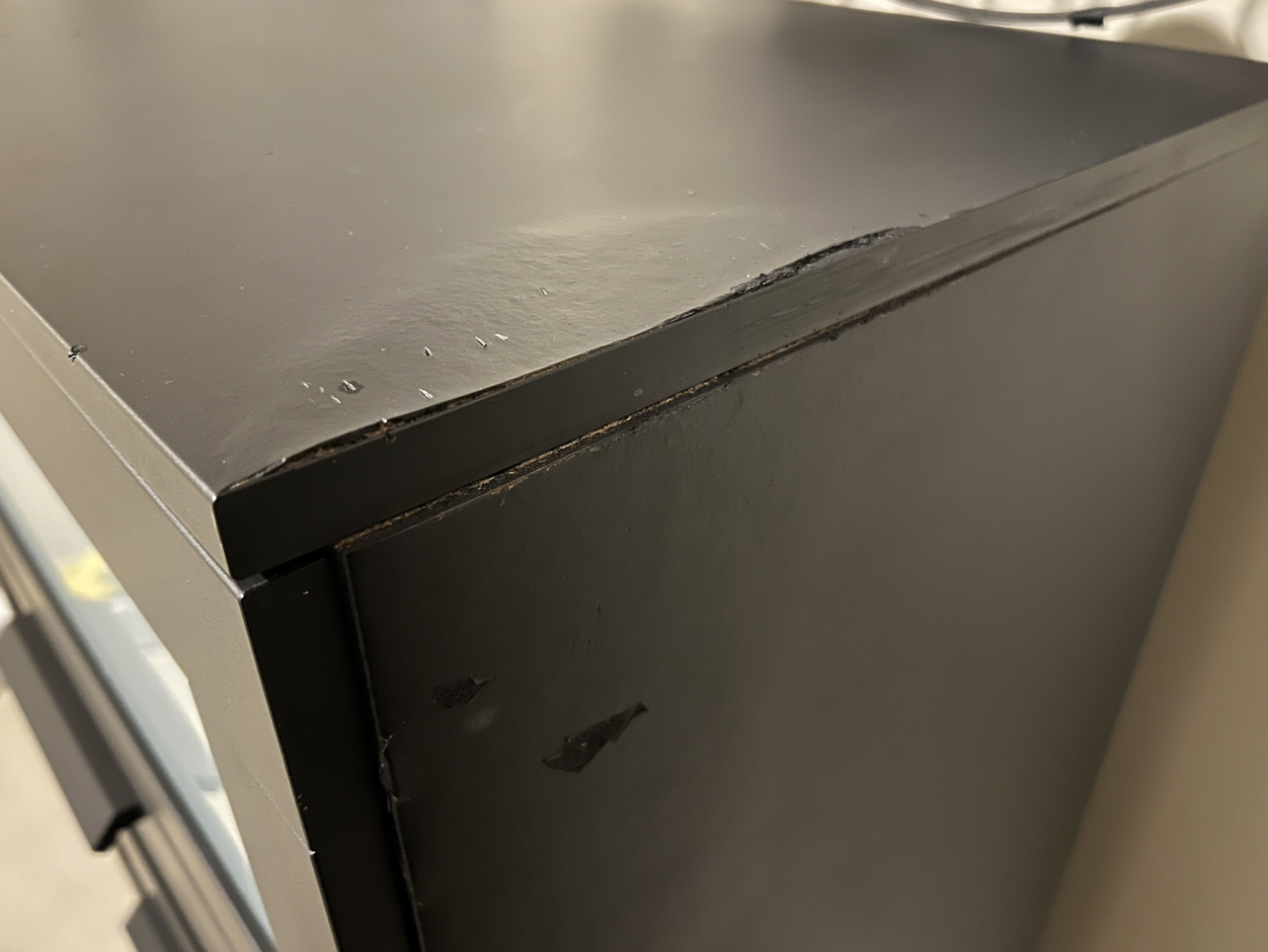 Black wardrobe/dresser - photo 2