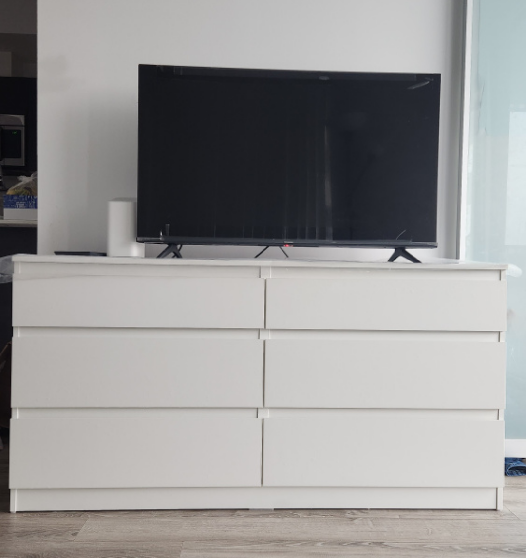 MALM ikea 6 drawers dresser