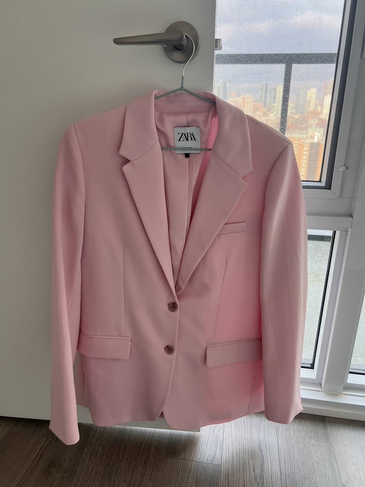 Blazer Zara pink thumbnail
