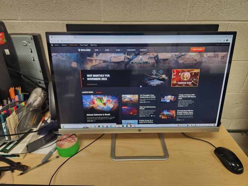 Office Monitor HP 27ES FHD used