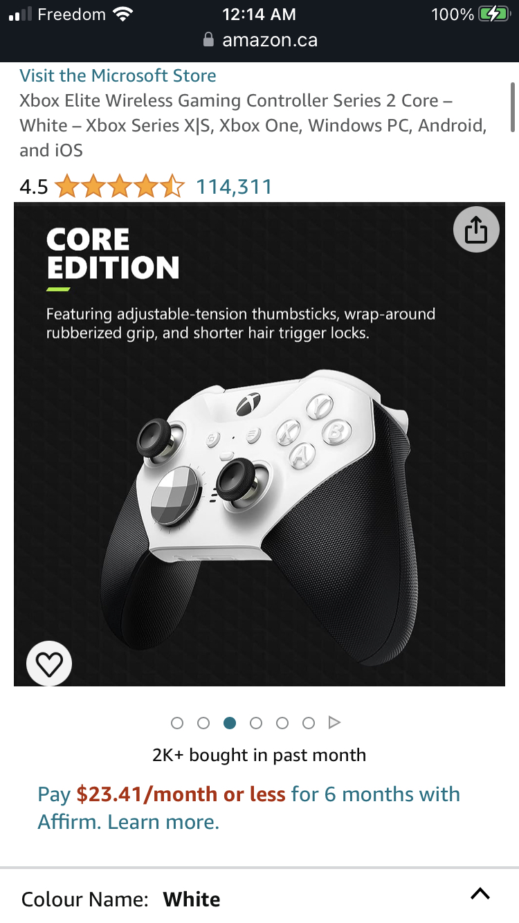 Xbox Elite Series 2 Core Controller - photo 5
