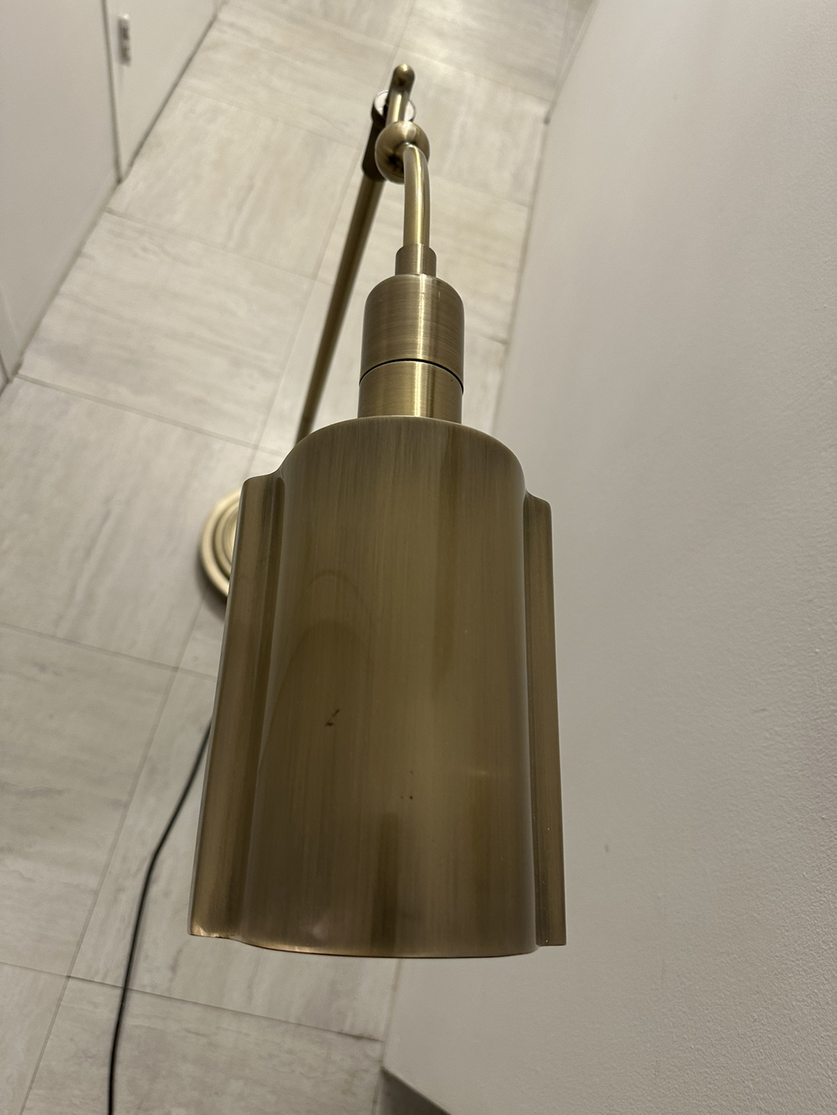Floor Lamp - Brass 43” high x 16-22 long - photo 2