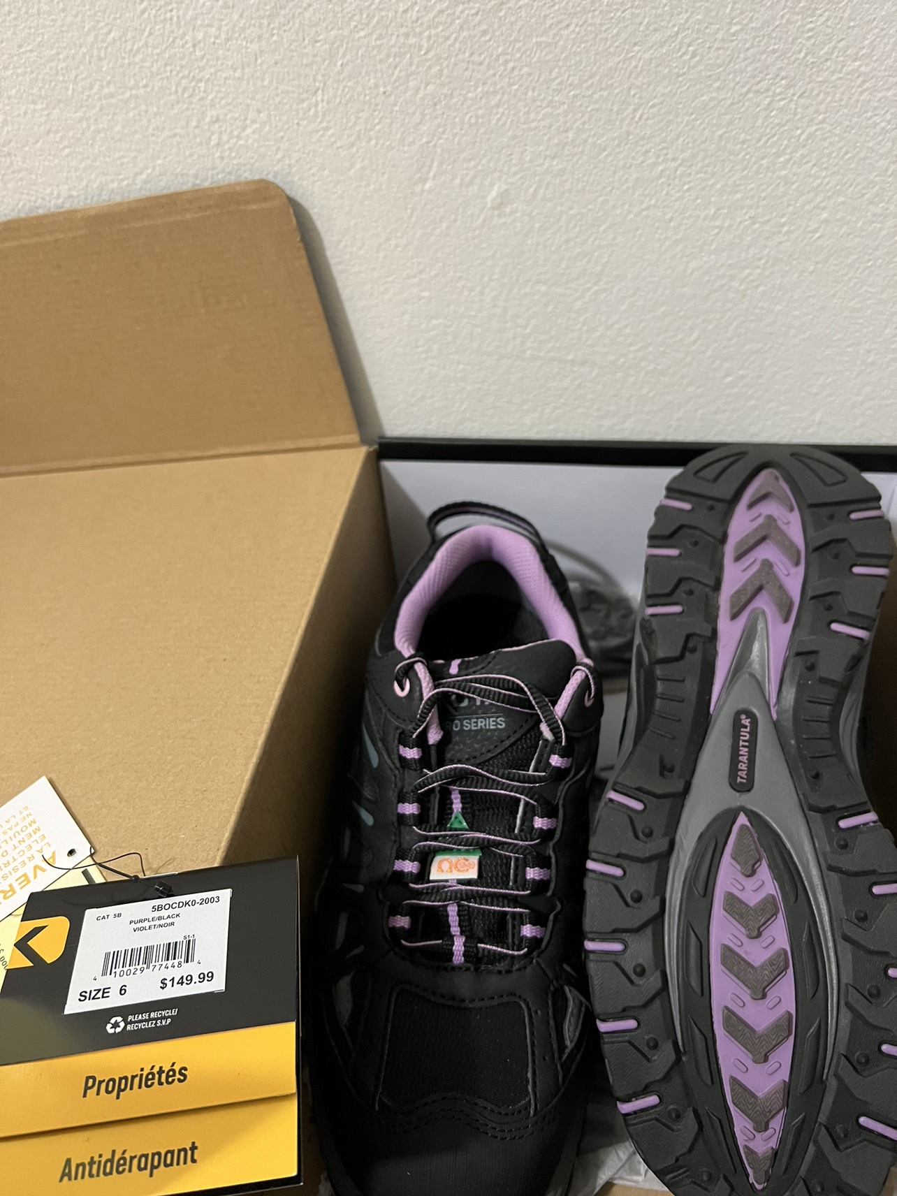DAKOTA safety shoes women size 6