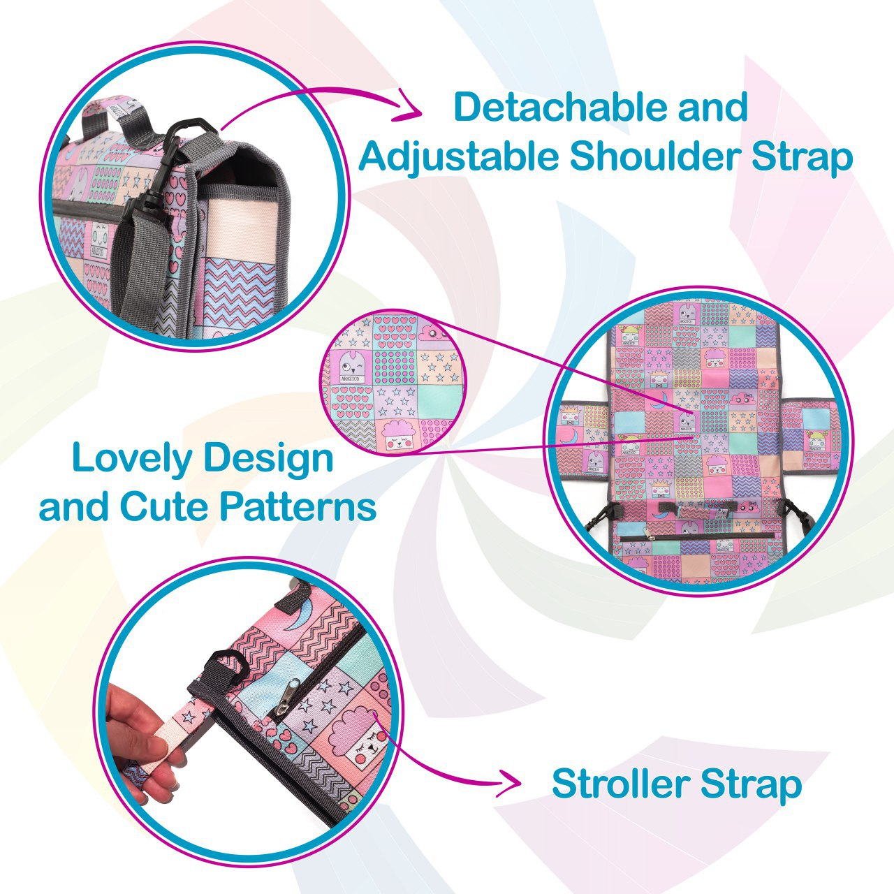 Baby Portable Diaper Changing Pad image indicator(2)