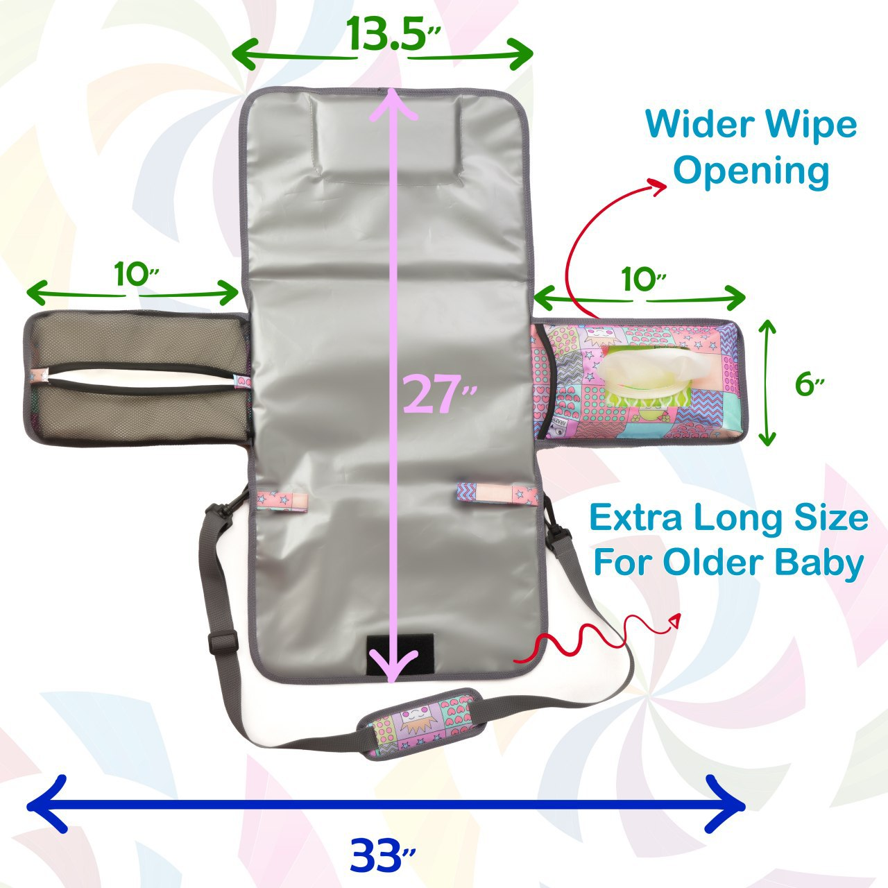 Baby Portable Diaper Changing Pad image indicator(3)