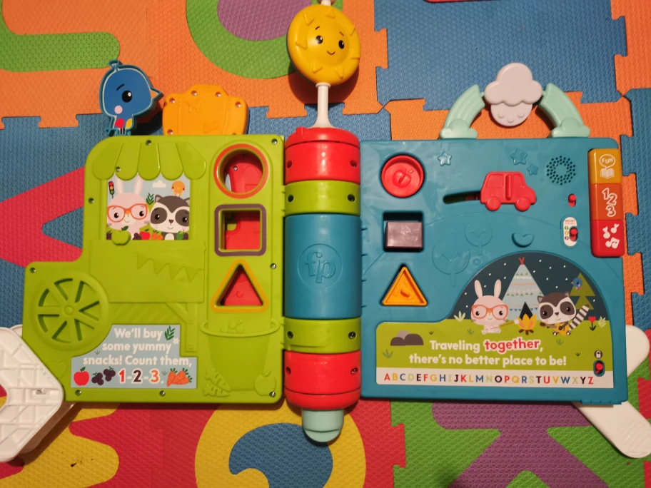 Fisher-Price Sit to Stand Giant Activity Book - photo 3