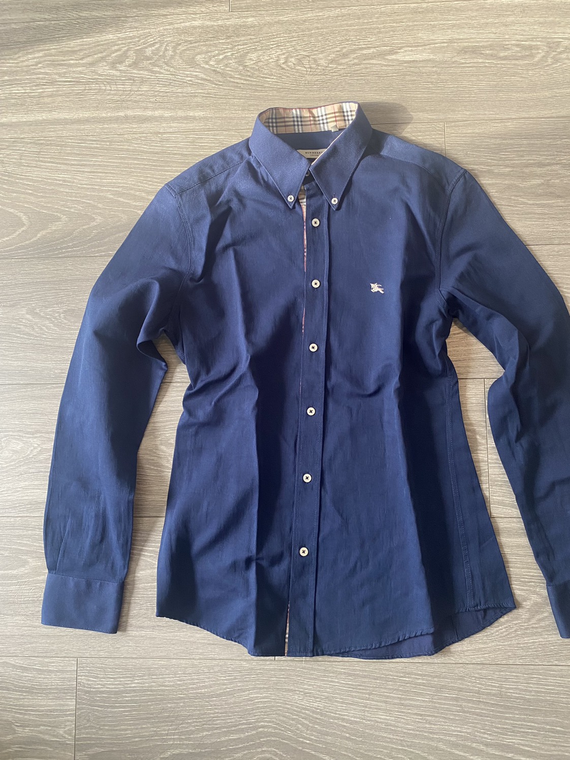 Burberry Navy Blue Shirt