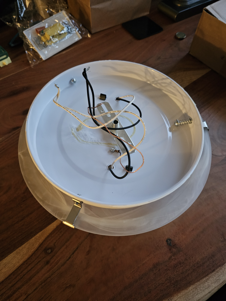 Builder-grade flush mount lighting fixtures - photo 3