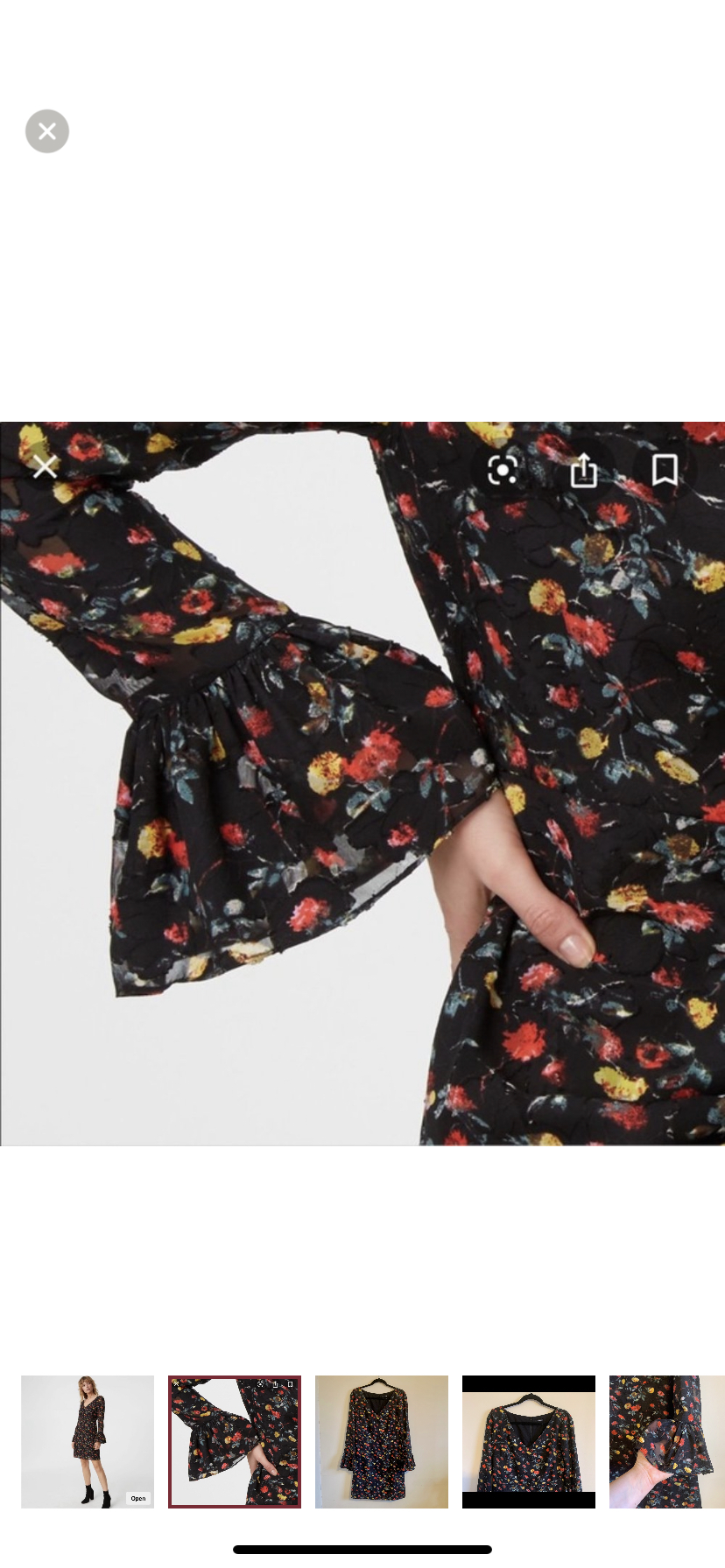 Club Monaco Floral Textured "Gustano" dress image indicator(2)