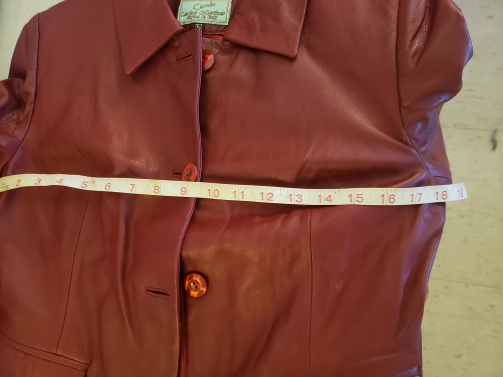 real Italian made leather jacket