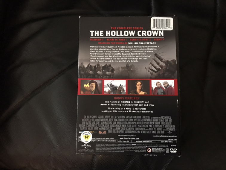 DVD collection “The complete series - The Hollow Crown” - photo 2