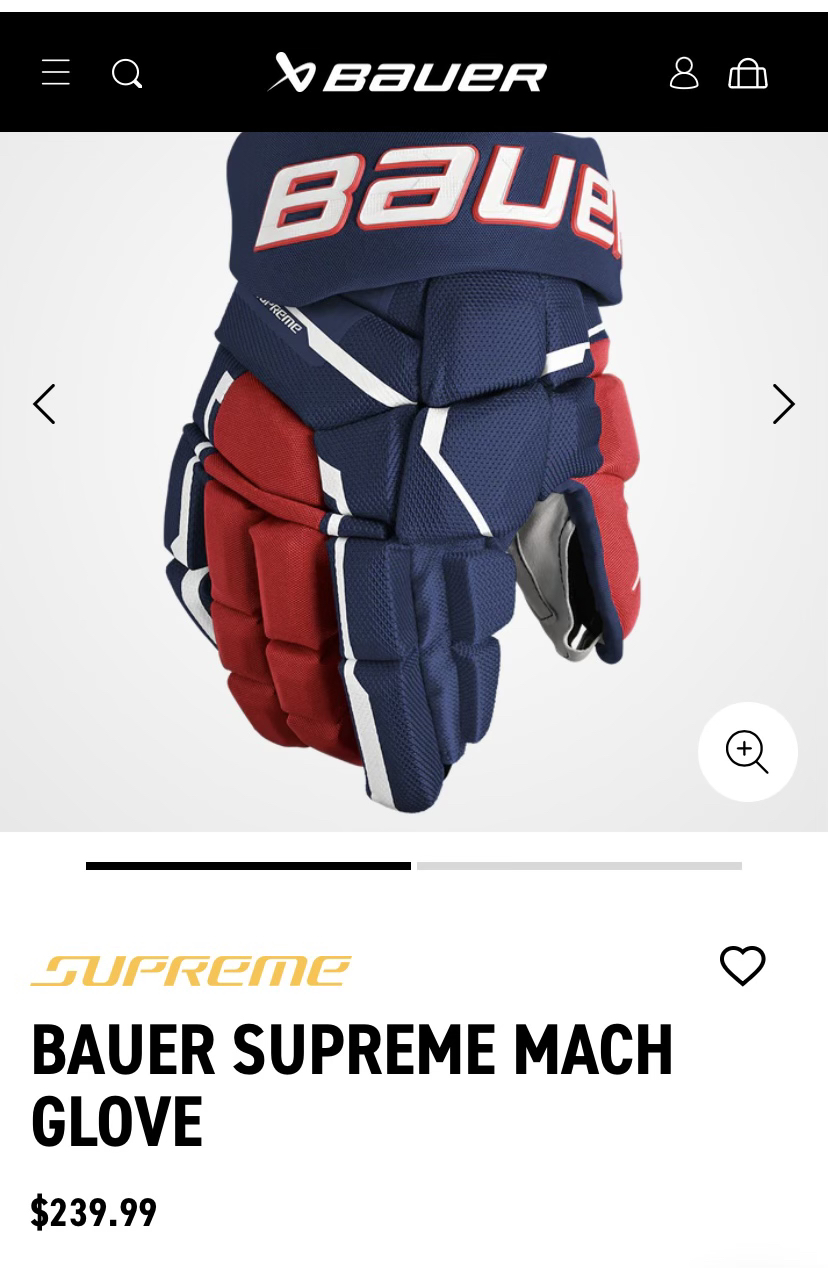 BAUER SUPREME MACH GLOVE