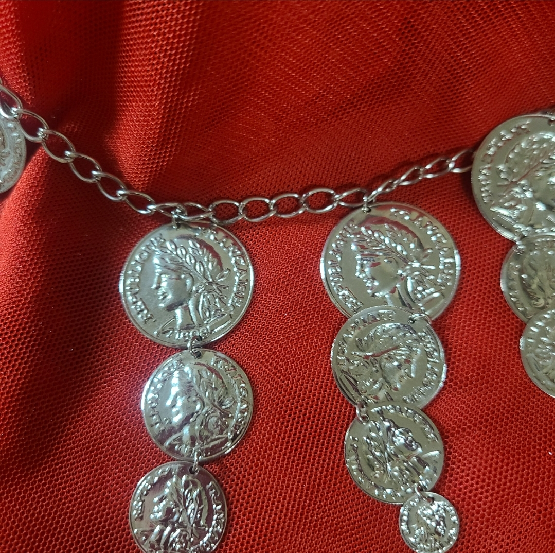 Engrave Greek face images  necklace - photo 2